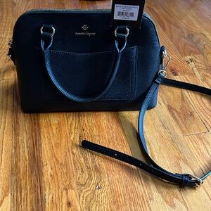 Brand new with tag Nanette Lepore black purse with removable strap.